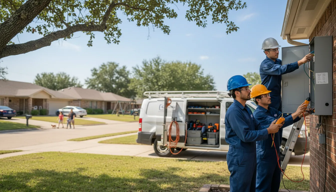 Certified electrician providing emergency electrical services in Brent, AL